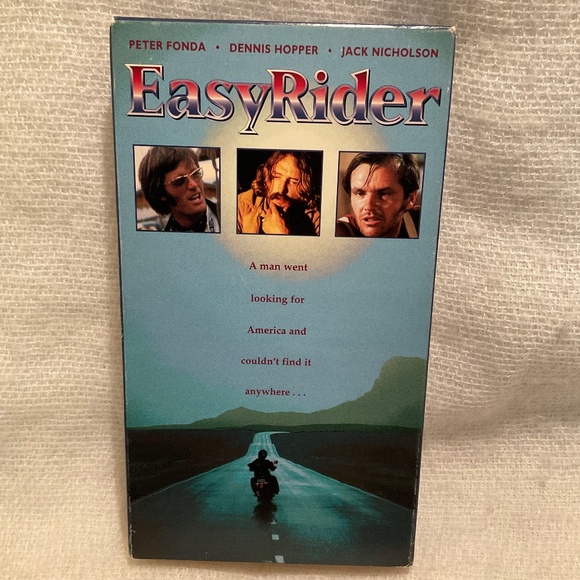 Easy Rider VHS Tape Vintage Peter Fonda Jack Nicholson Biker Classic Movie - Picture 1 of 10